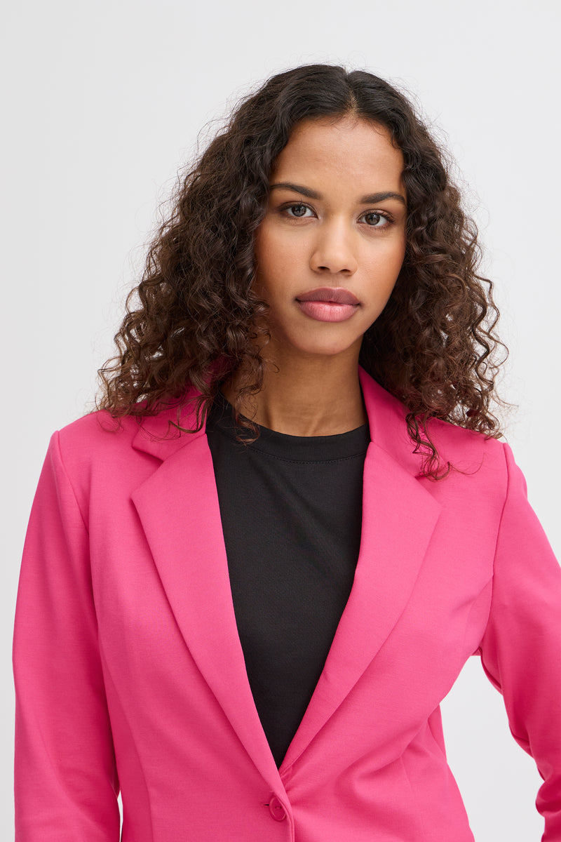 ICHI Kate Blazer - Pink Yarrow