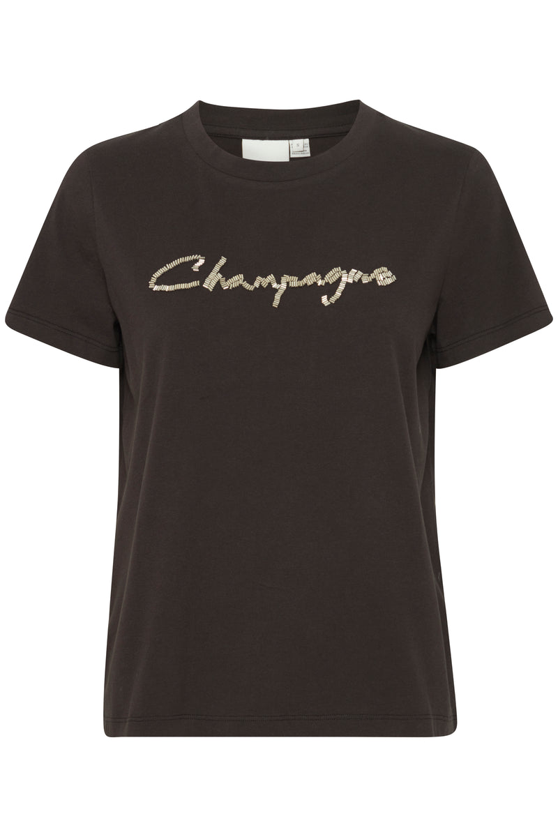 ICHI Black Champagne Tee