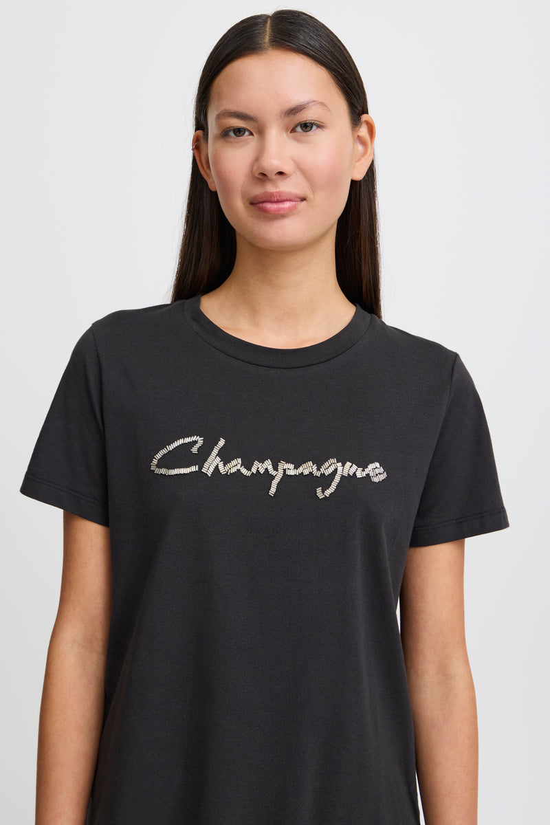 ICHI Black Champagne Tee