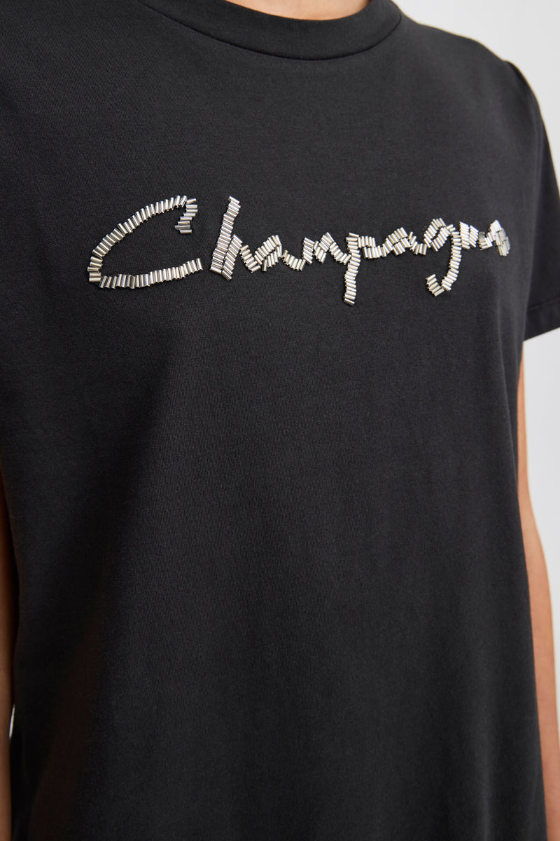 ICHI Black Champagne Tee