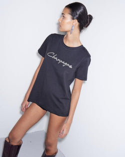 ICHI Black Champagne Tee