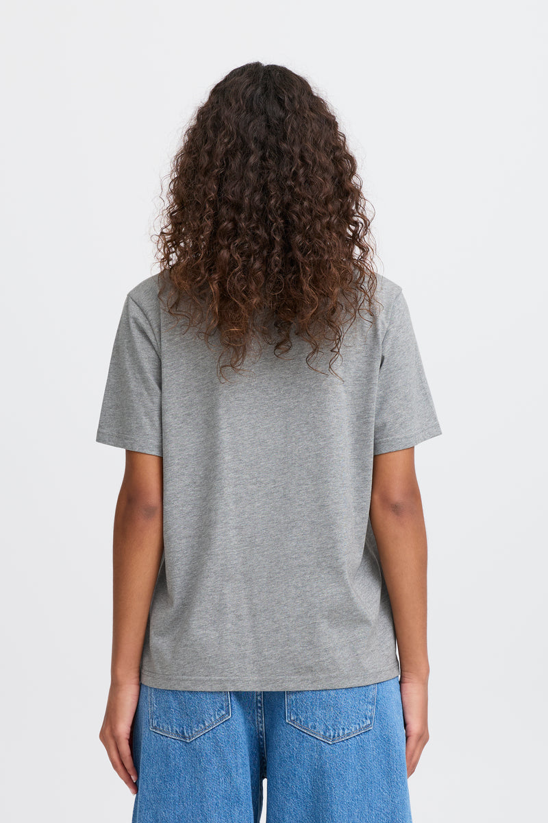 ICHI Grey Bow Tee