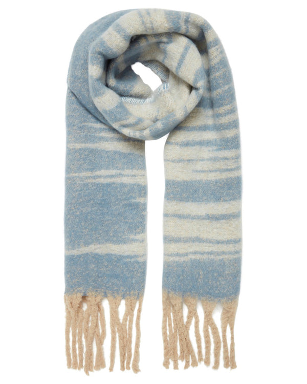 B.Young Dusty Blue Mix Scarf