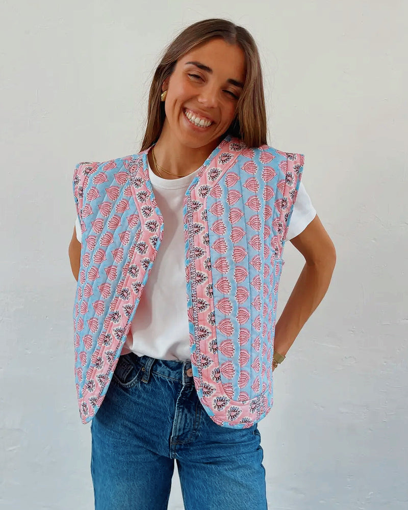 Essence Blue & Pink Vest