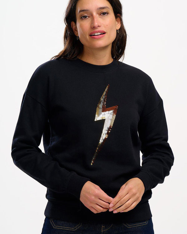 Sugarhill of Brighton - Flash Sequin Bolt Sweatshirt