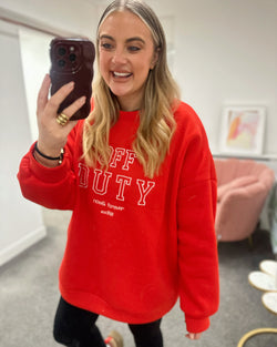 Red - Off Duty Sweatshirt