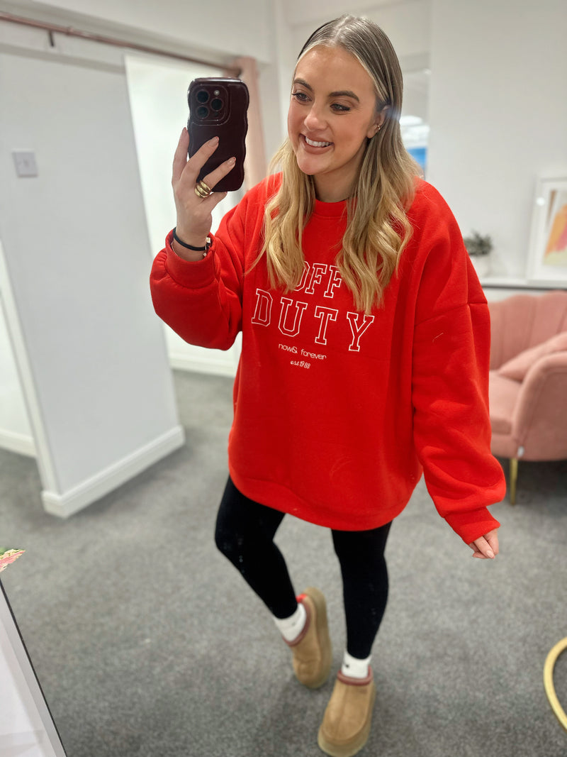 Red - Off Duty Sweatshirt