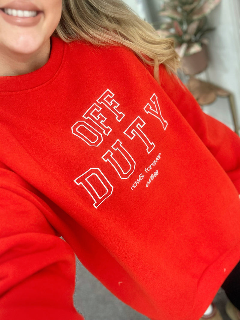 Red - Off Duty Sweatshirt