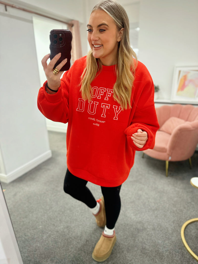 Red - Off Duty Sweatshirt