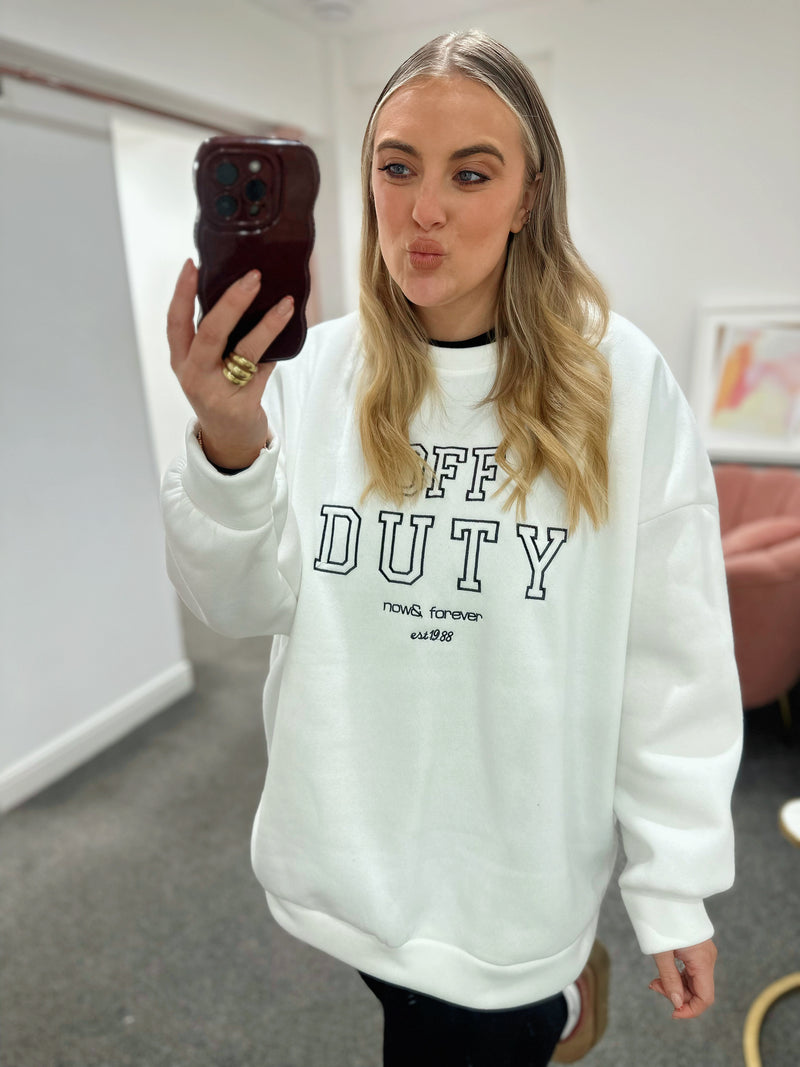 White - Off Duty Sweatshirt