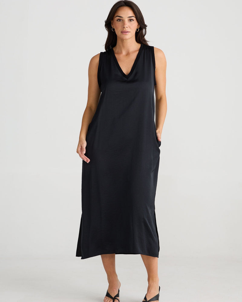 Brave & True - Celine Black Dress