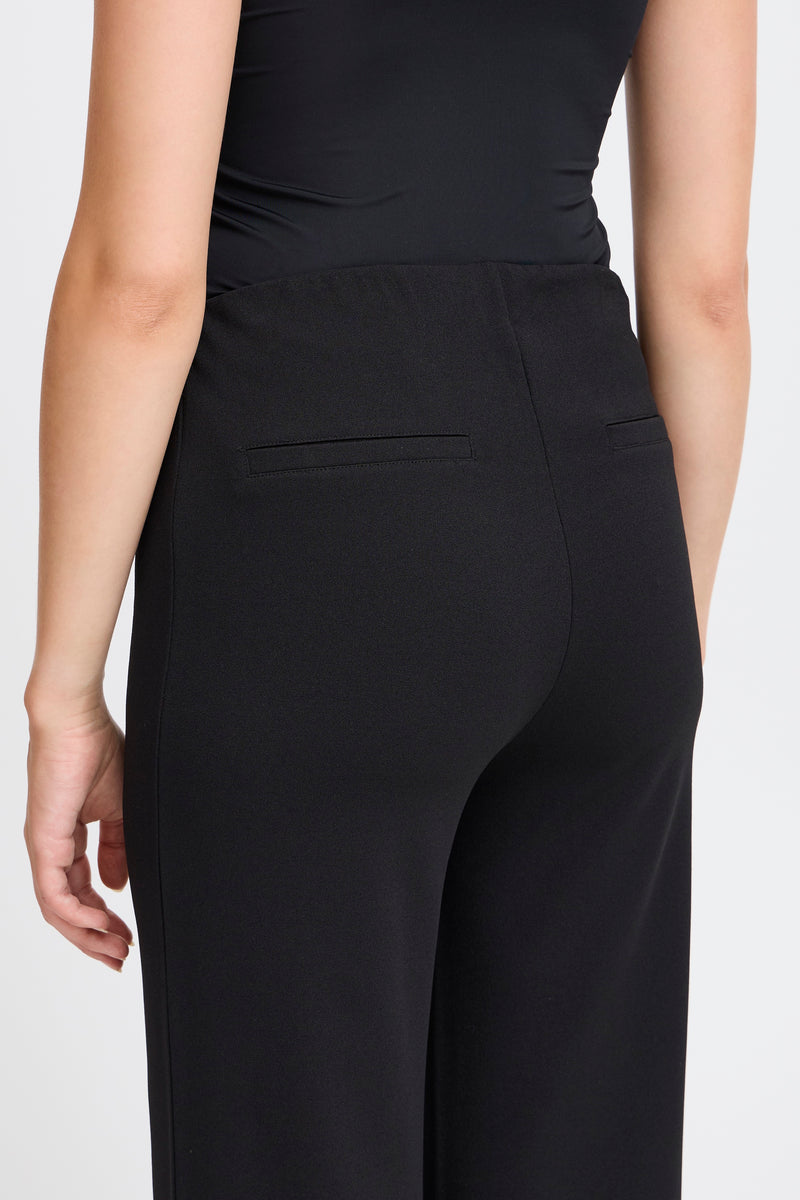 ICHI Black Katie Trousers