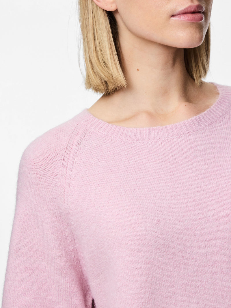 PIECES - Pink Fawn Knit