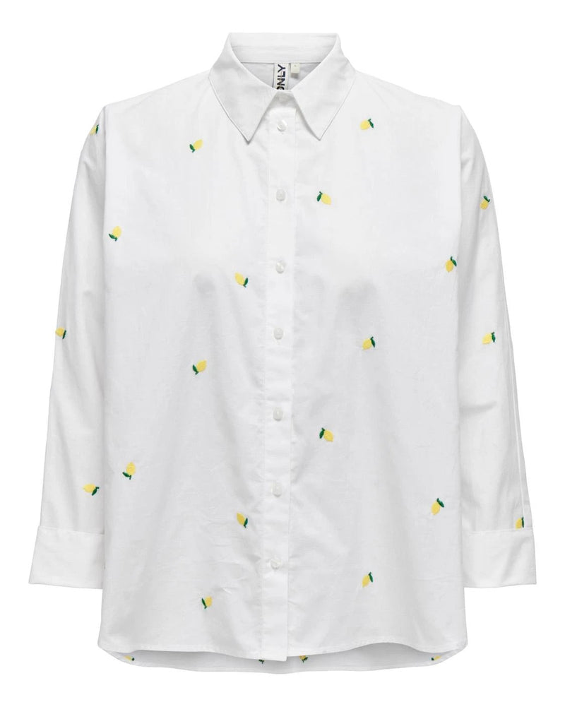 ONLY- Lemon Embroidery Shirt