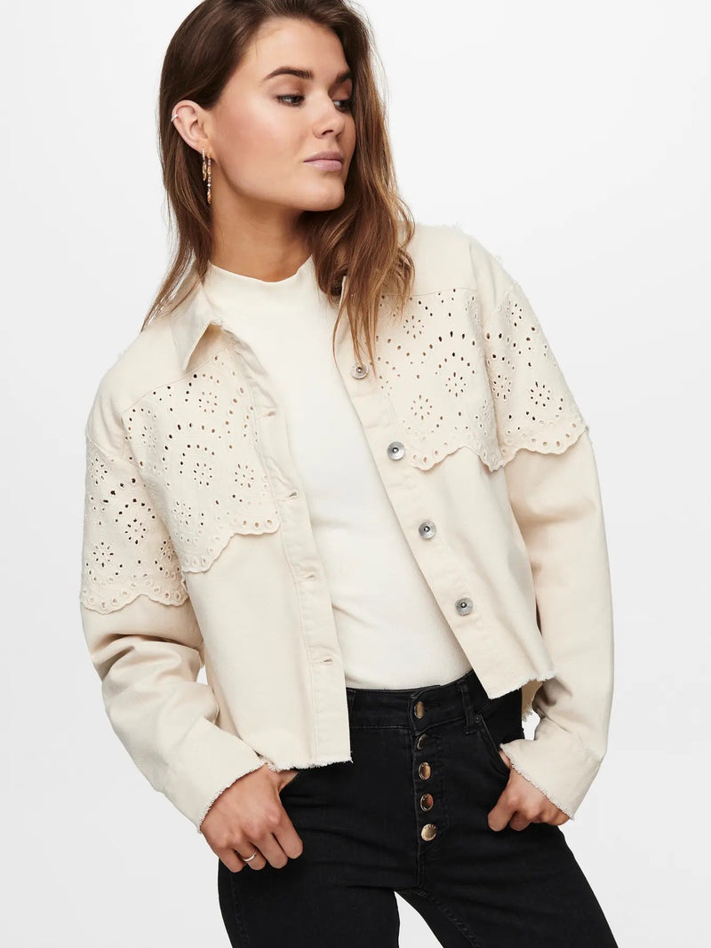 ONLY - Crochet Denim Jacket