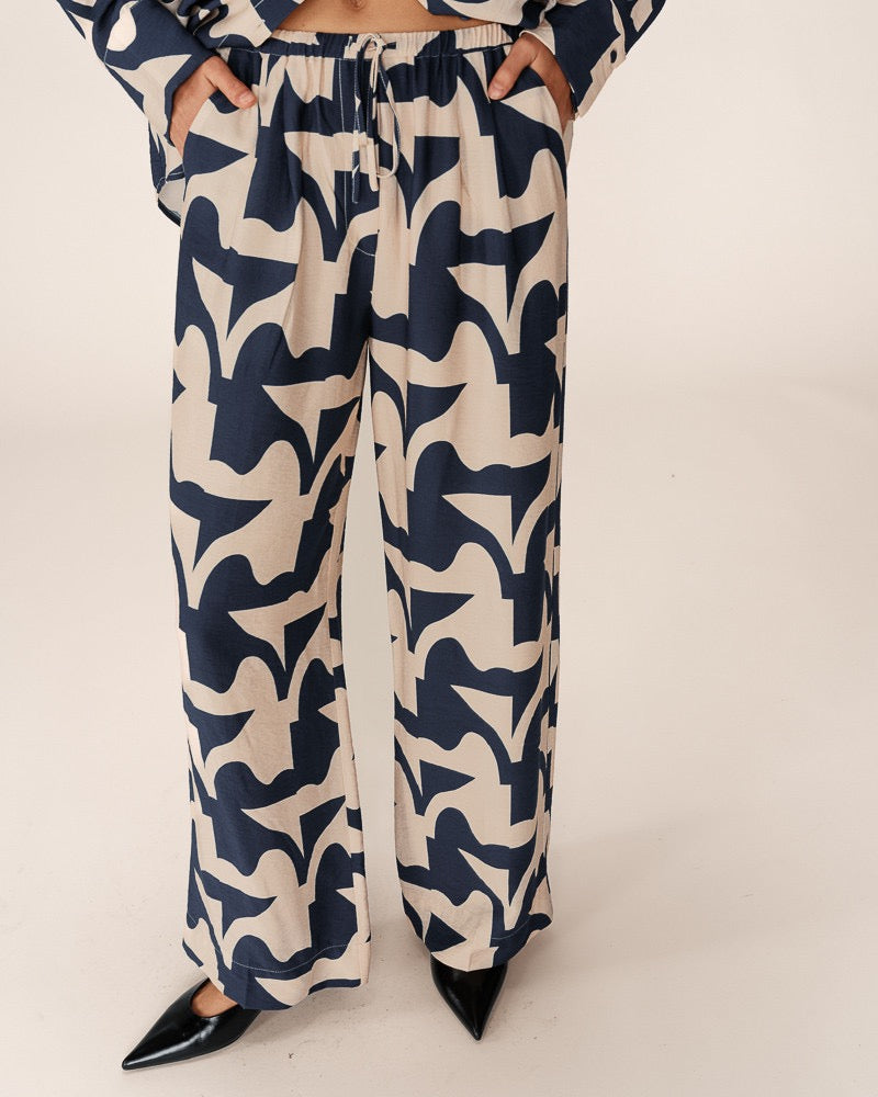 Grace & Mila - Marine Pavot Trouser