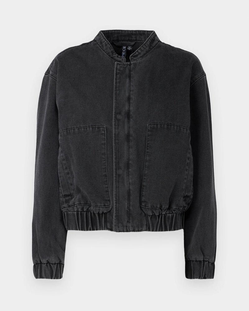 PIECES - Penelope Denim Bomber Jacket