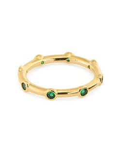 ORELIA - Emerald & Gold Crystal Ring