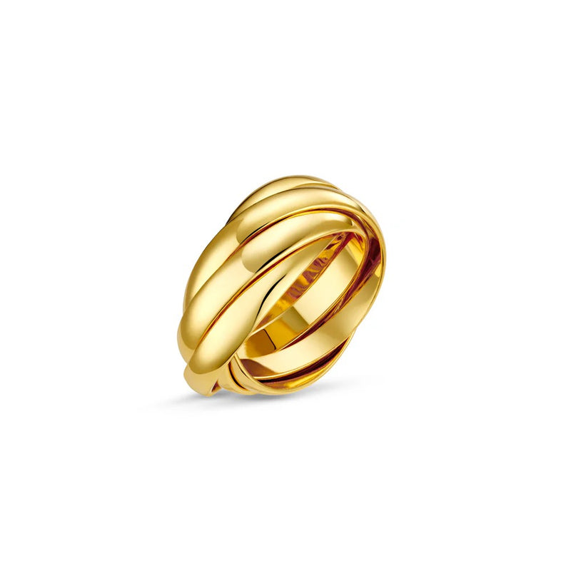 ORELIA - Gold Interlocking Rings