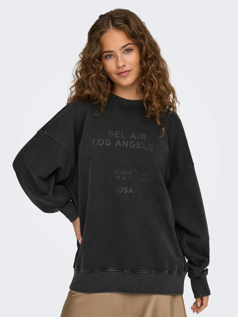 ONLY - Bel Air Black Sweatshirt