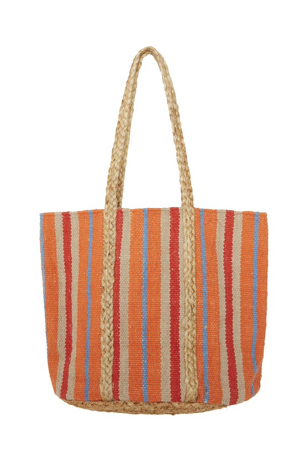 ICHI Coral Rose Jute Bag