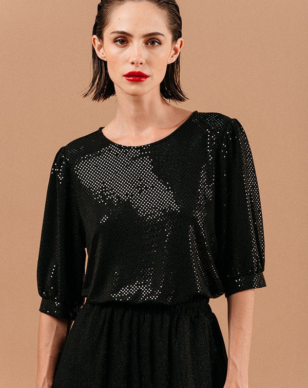 Grace & Mila London Sequin Blouse