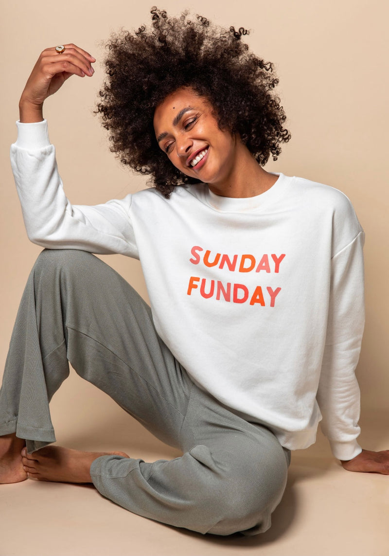 SORELLE - Ecru Sunday Funday Sweatshirt