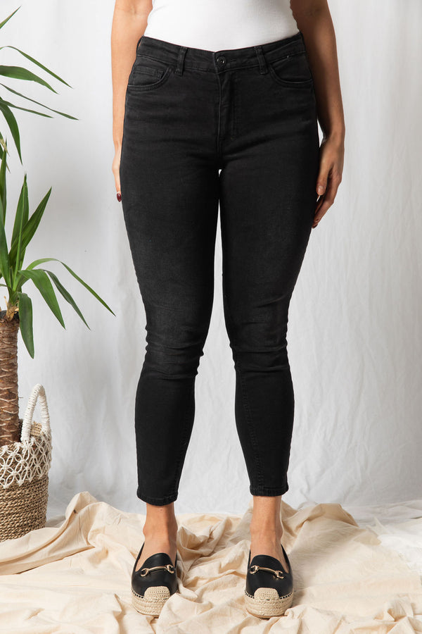 ICHI Lulu Black Washed Jeans