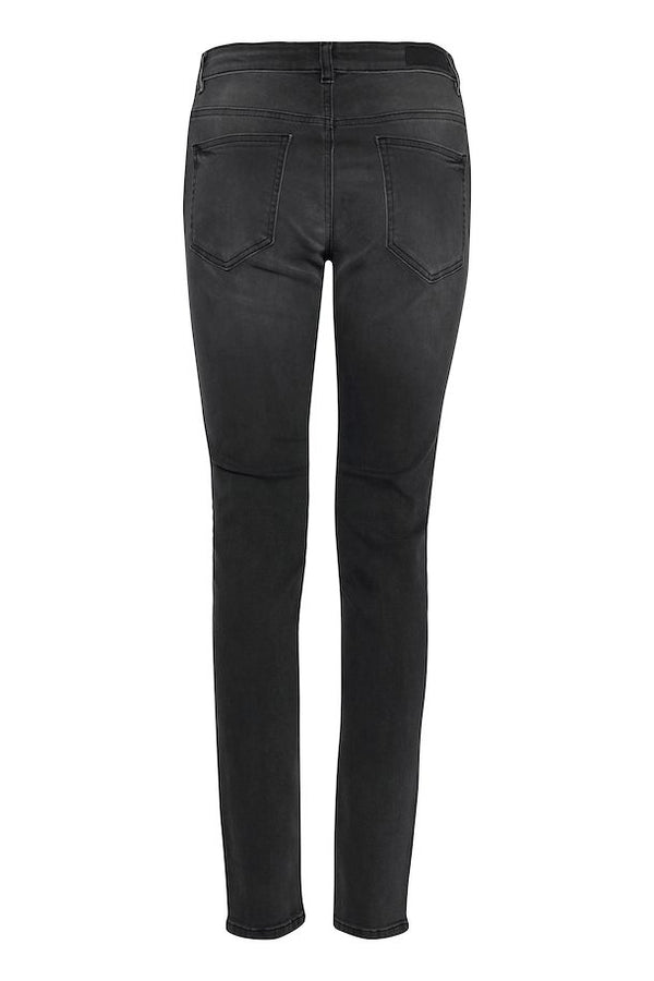 ICHI Lulu Washed Grey Jeans